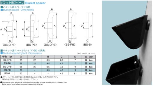 バケット用　スペーサー - 画像 (2)